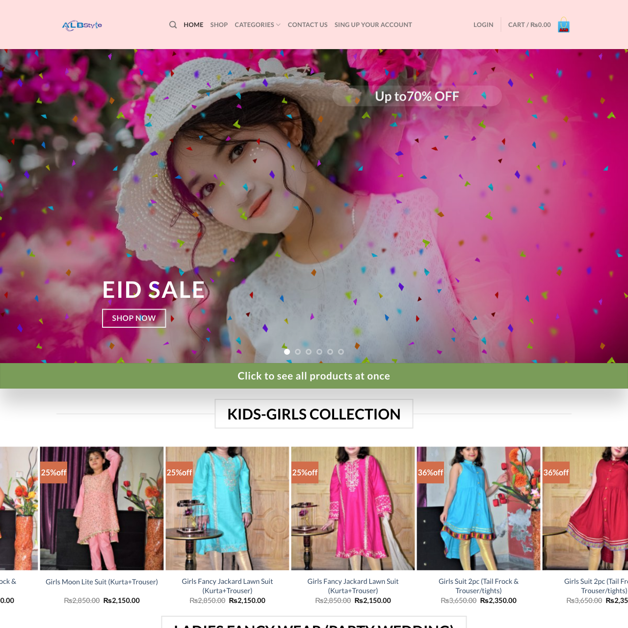ALB STYLE - Ladies, Gents & Kids Wear