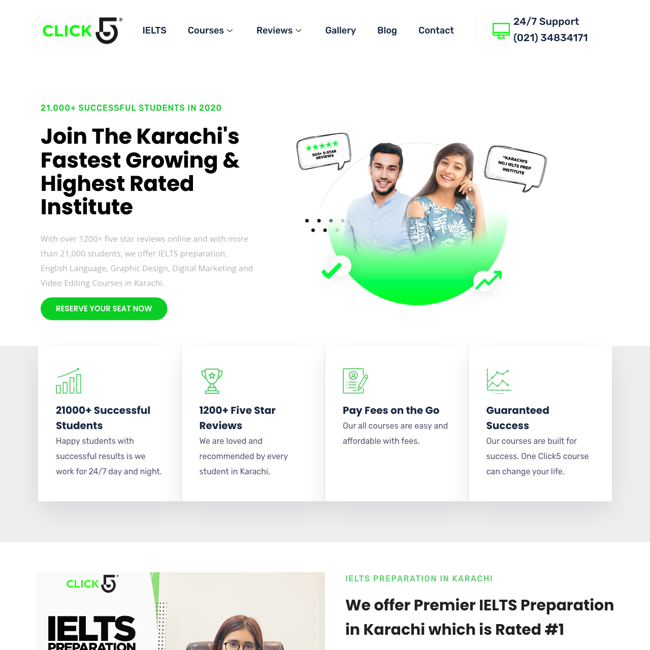 Fastest Growing Institute | Click5 Gulshan - Karachi