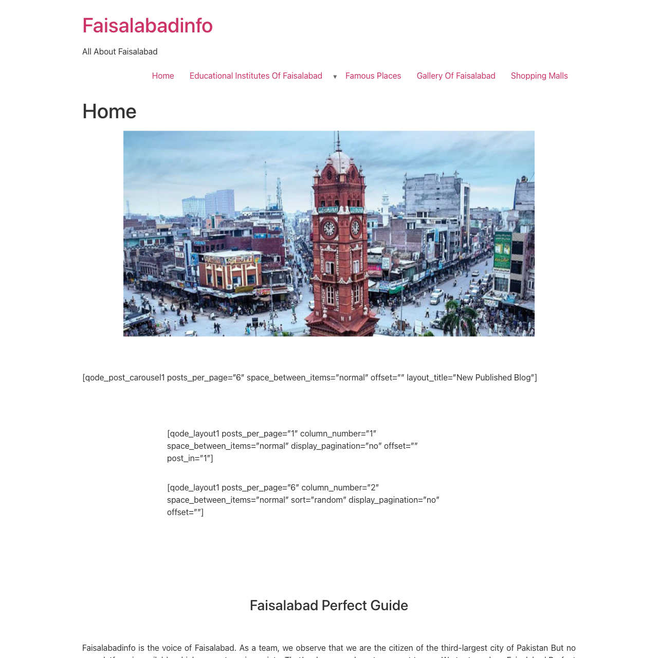 Faisalabad Perfect Guide