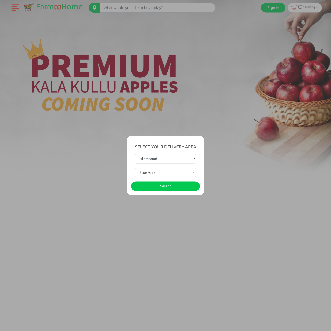 Farm To Home - Buy Fruits and Vegetables Online