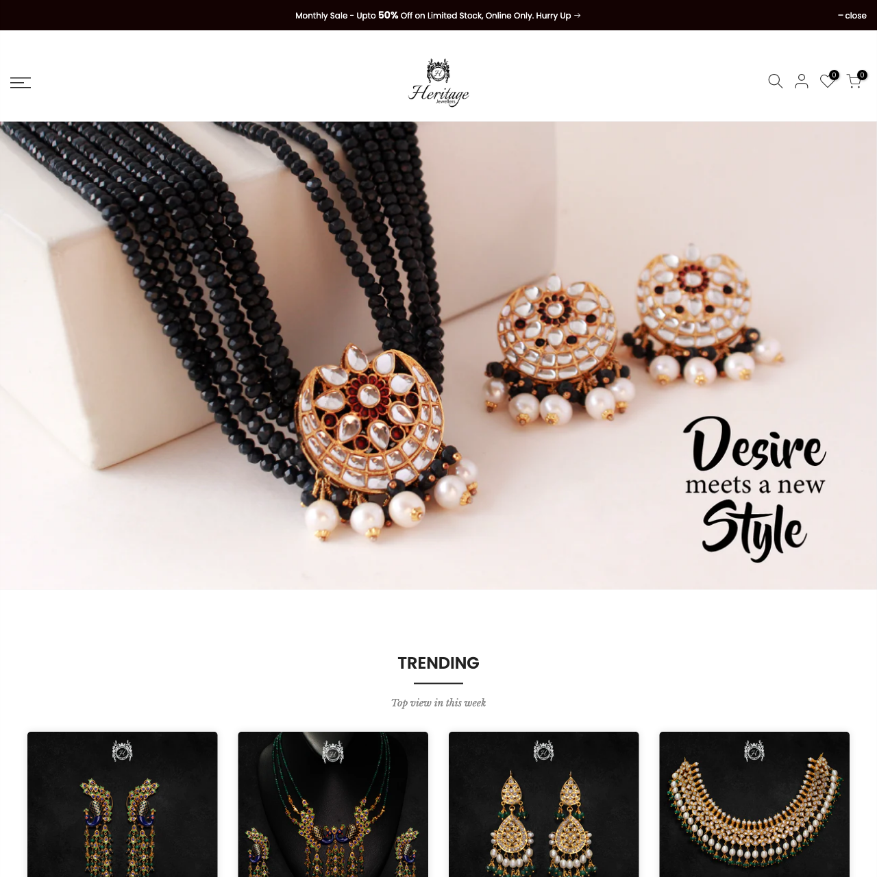 Heritage Jewellers - Jewellery in Karachi