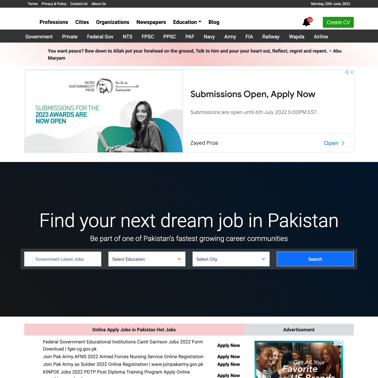 Jobs Alert