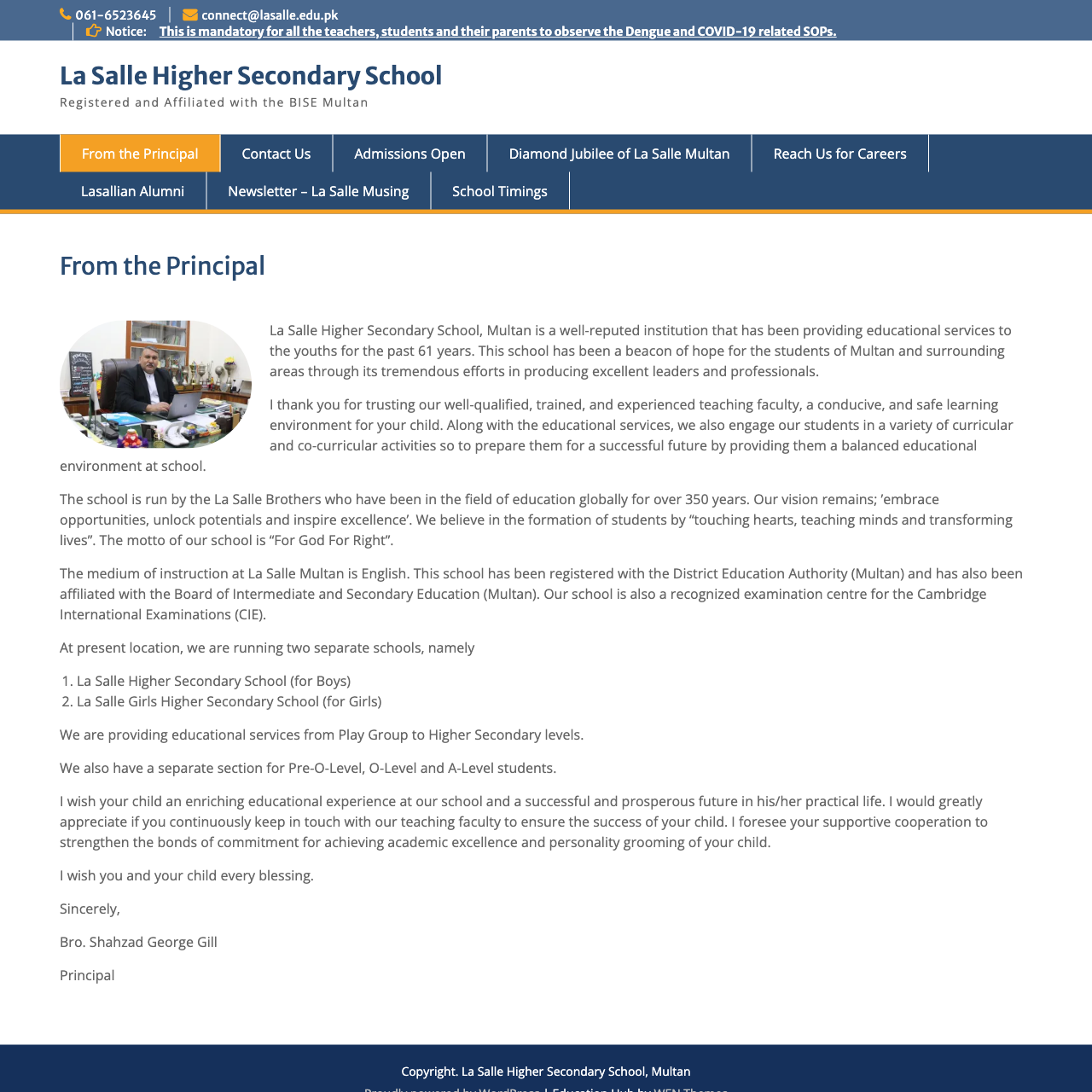La Salle Higher Secondary School