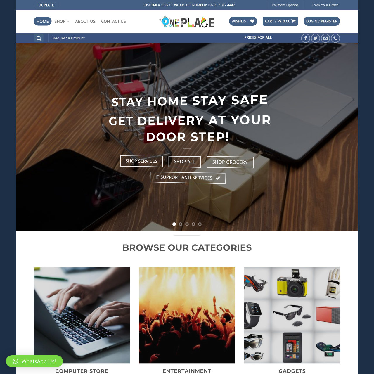 One Place - Largest Online Shopping Store in Sialkot