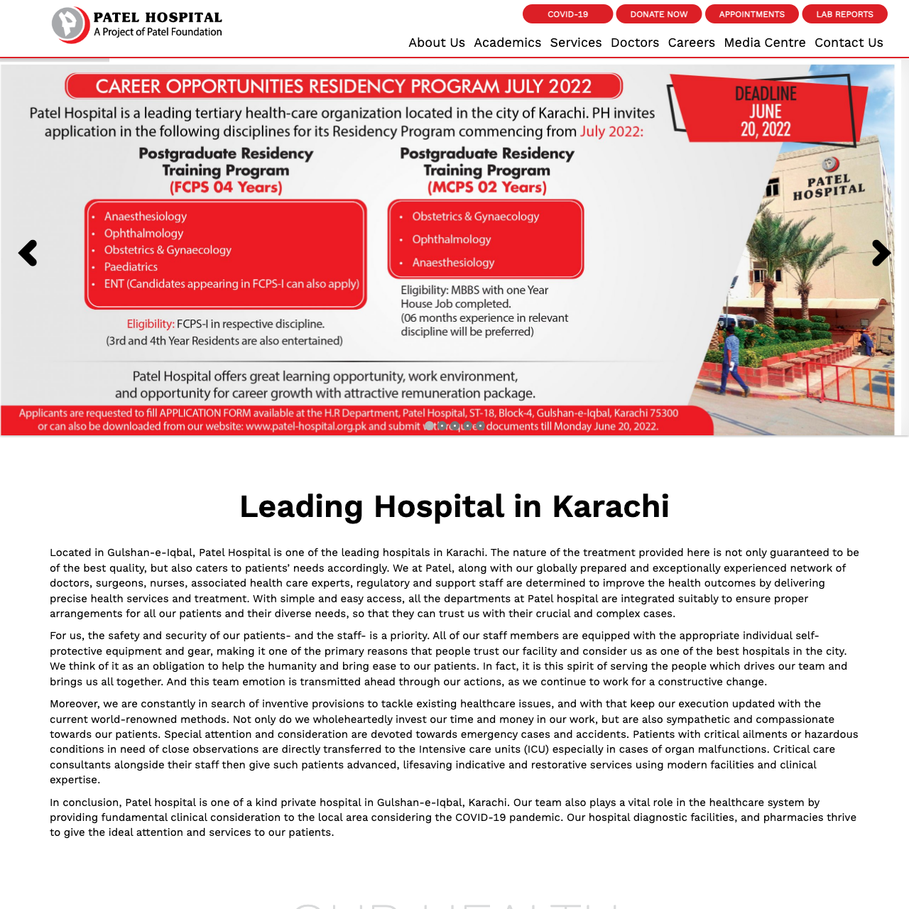 PATEL HOSPITAL