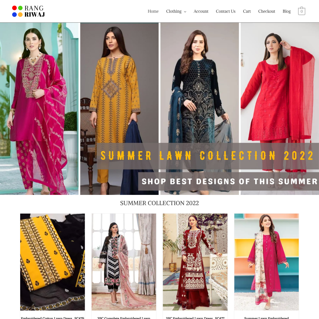 RangRiwaj - Online Boutique