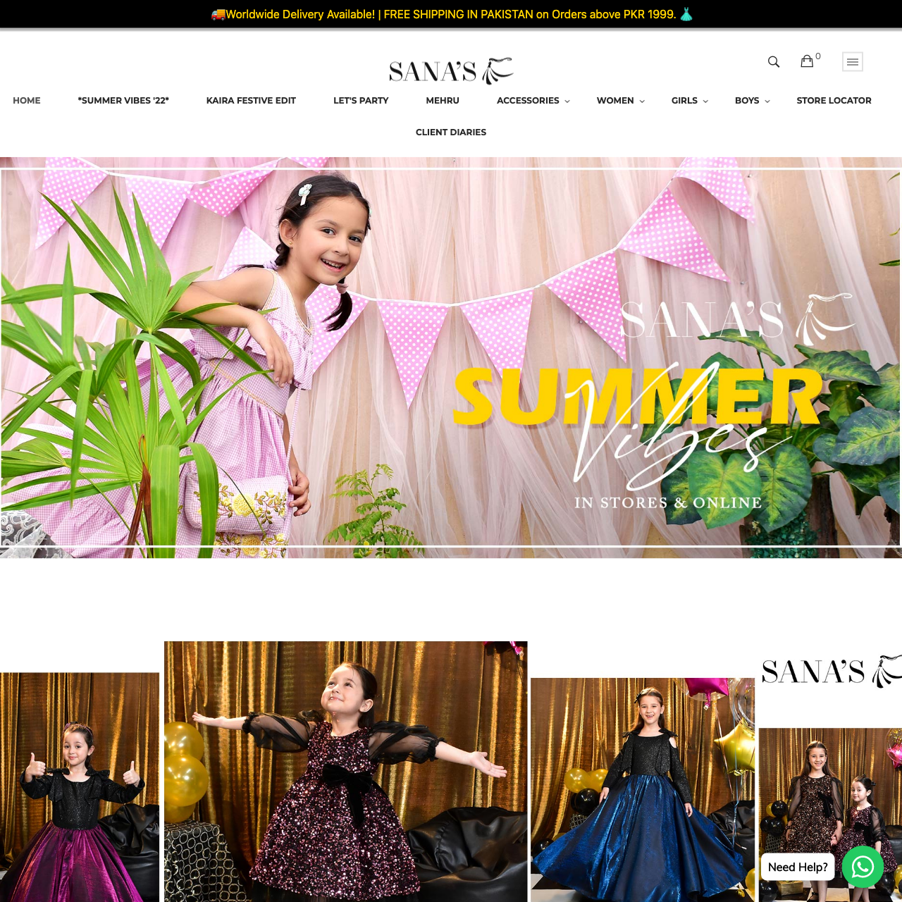 SANA'S Official Online Store