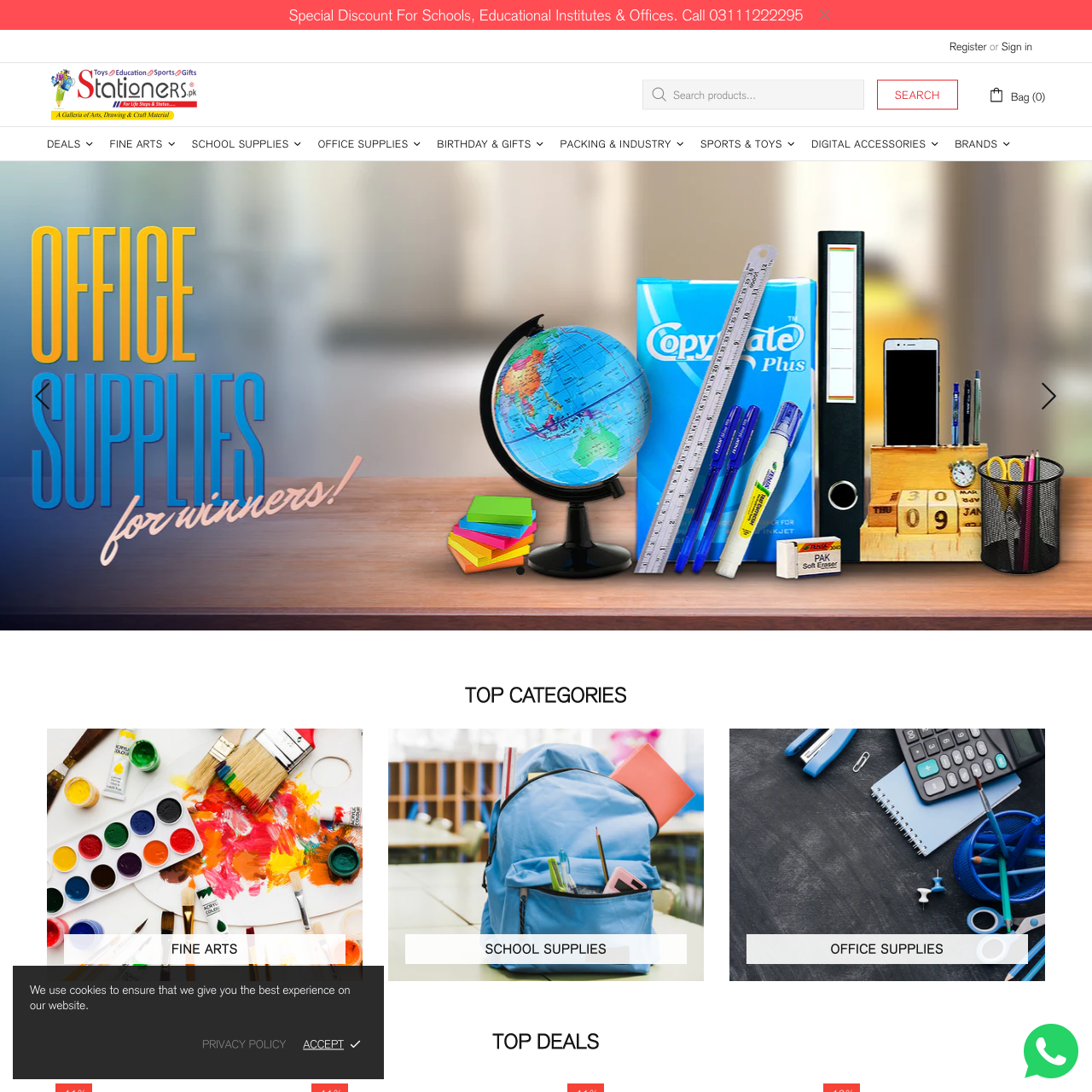 Stationers - Buy School, Office, Stationery Online