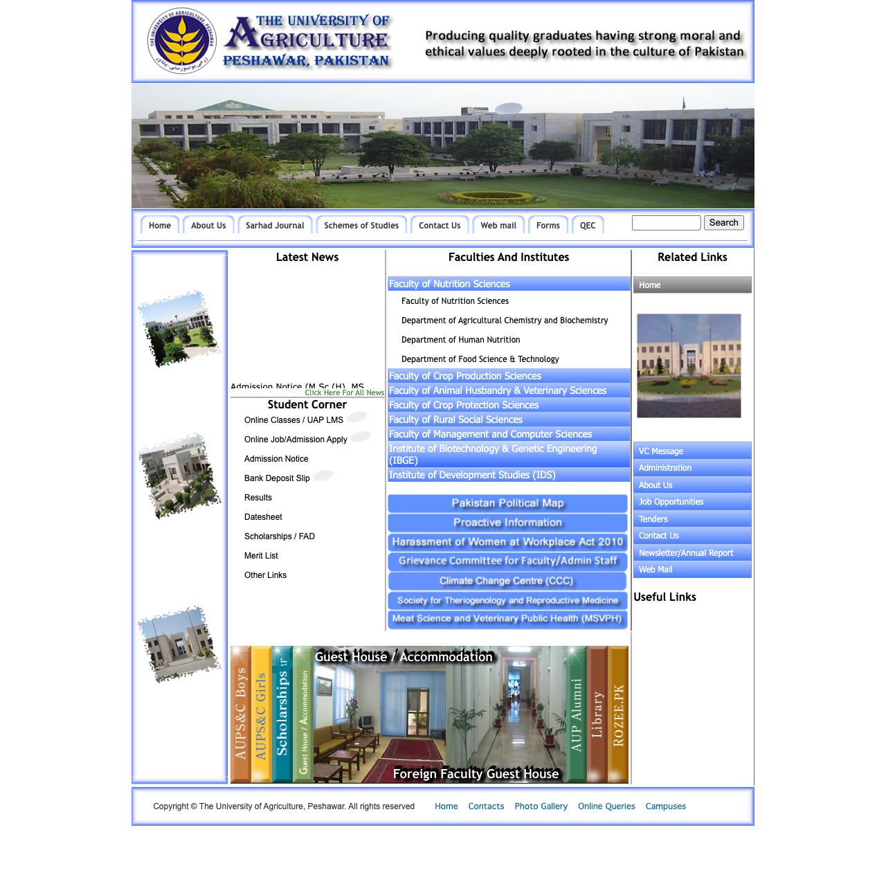 The University of Agriculture, Peshawar