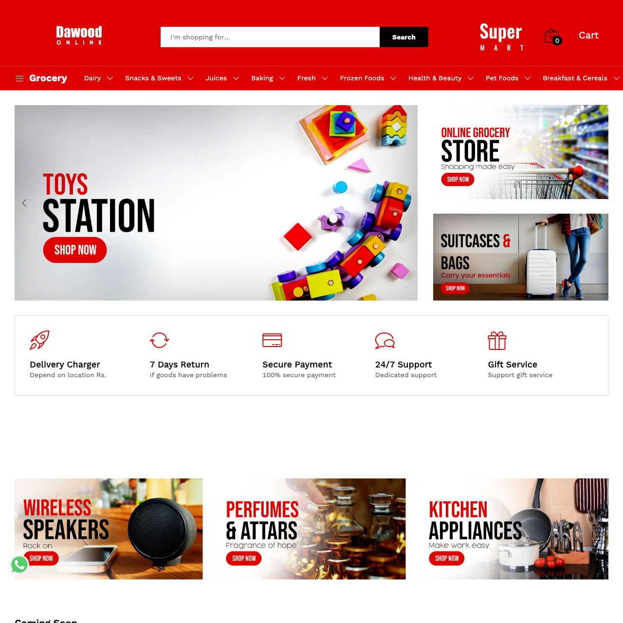 Dawood Online Grocery Store