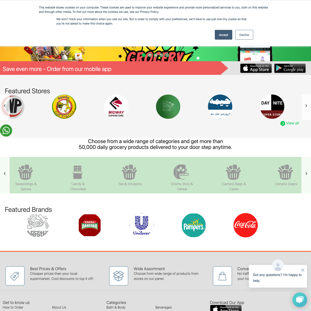 How Much -  Online Grocery Store