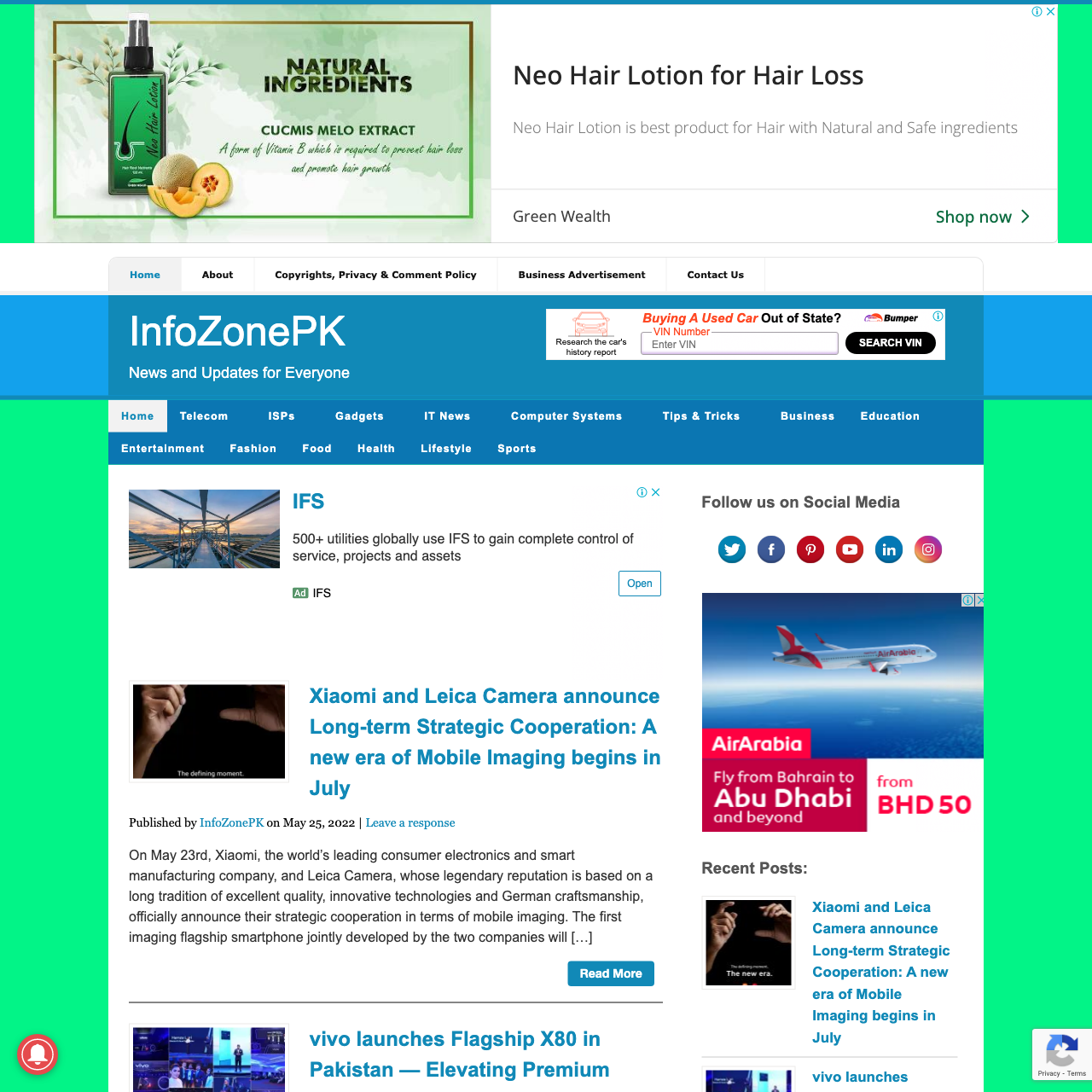 InfoZonePK