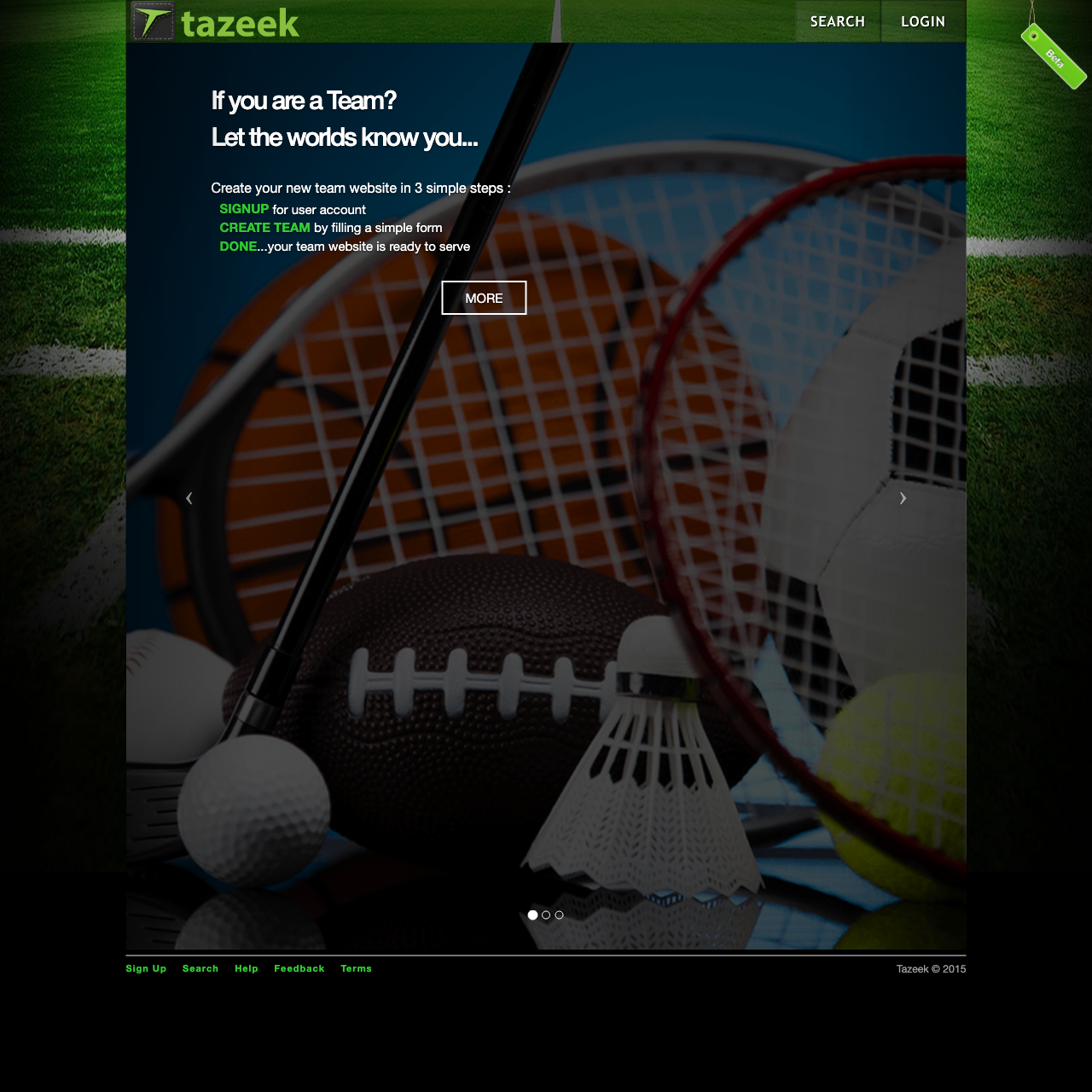 TAZEEK - Search and Play with Local Team