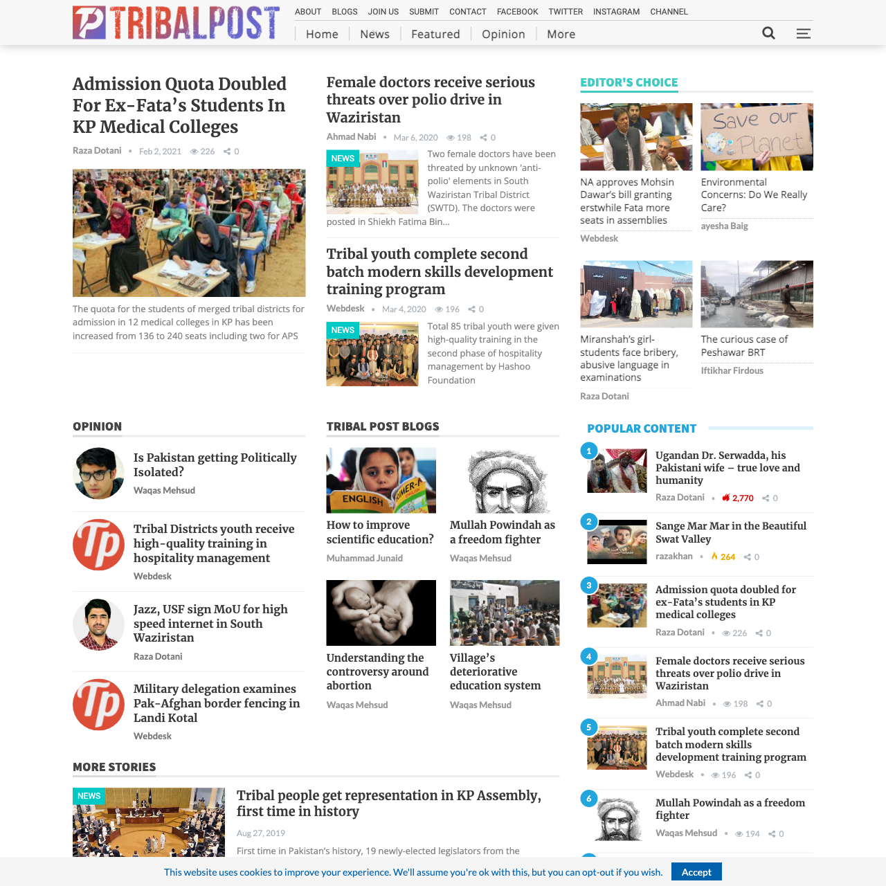 Tribal Post | News & Blogs from Tribal Areas & KP