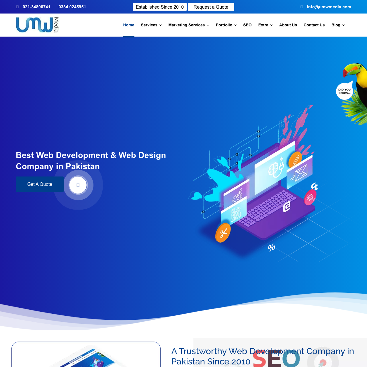 Web Development Company in Karachi, Lahore, Islamabad, Pakistan