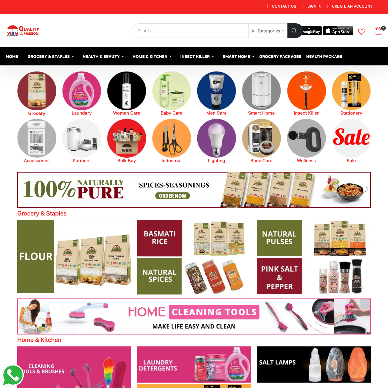 WBM International - Marketplace
