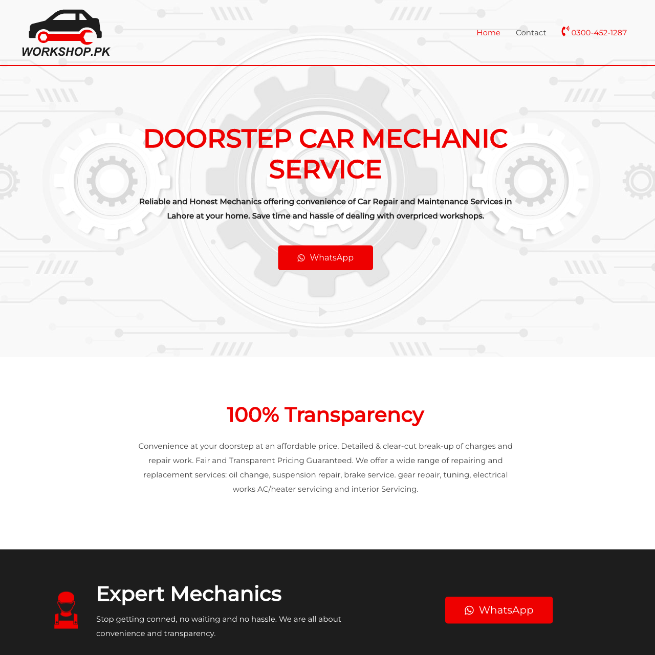 Workshop - Best Car Repair & Mechanic At Your Doorstep In Lahore